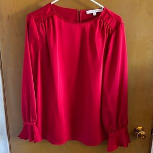 Preston & York Vibrant Red Blouse